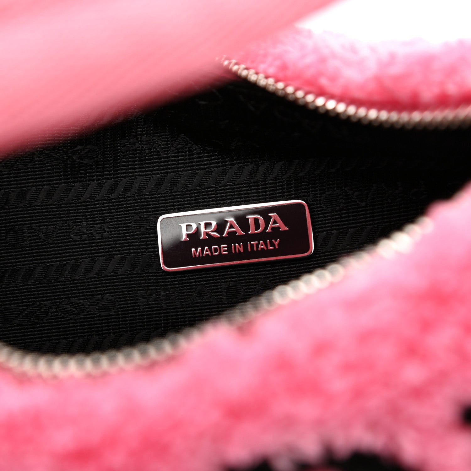 Prada Terry Cloth Mini Re-Edition 2000 Bag Petalo Black 8 of 10