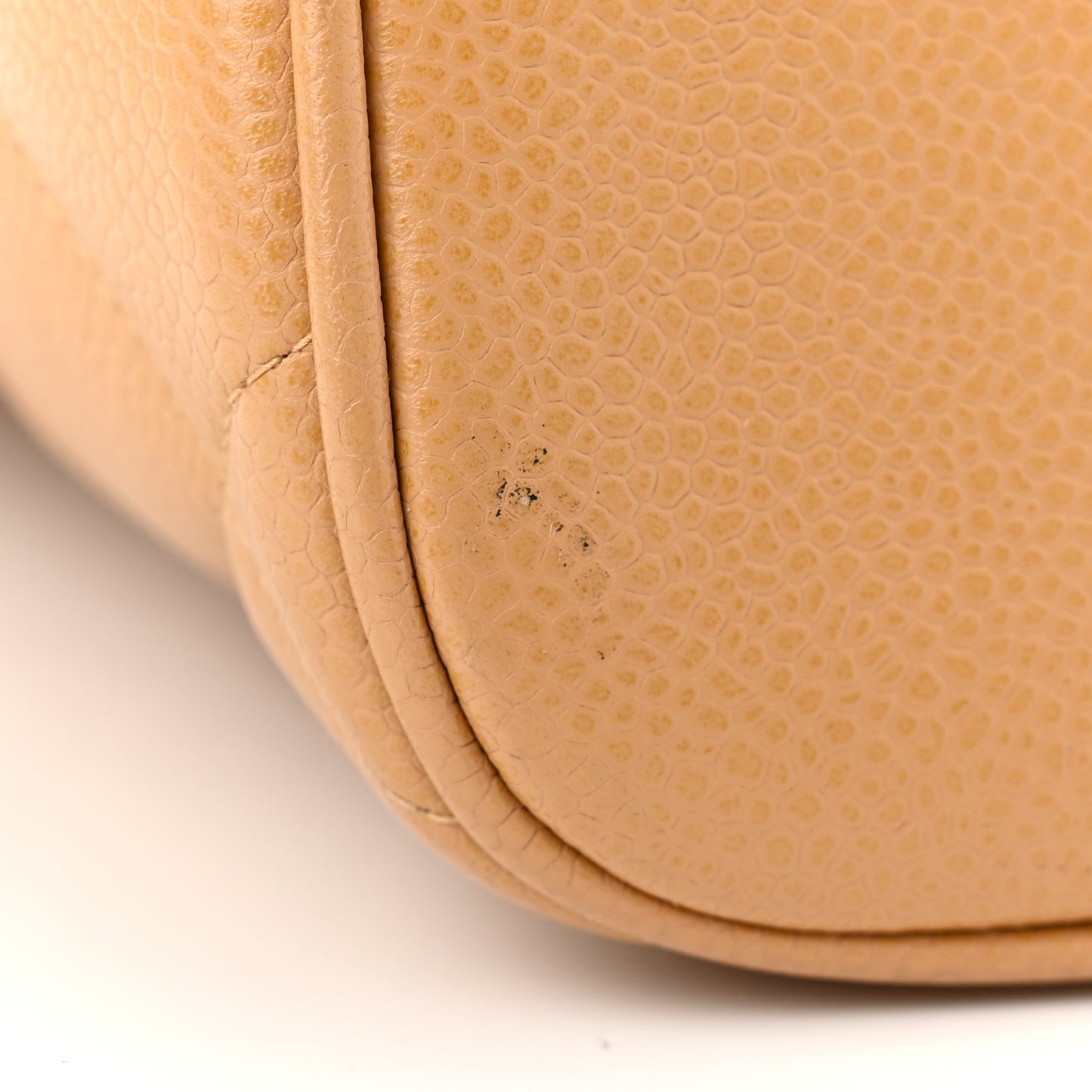 Caviar Quilted Medallion Tote Beige