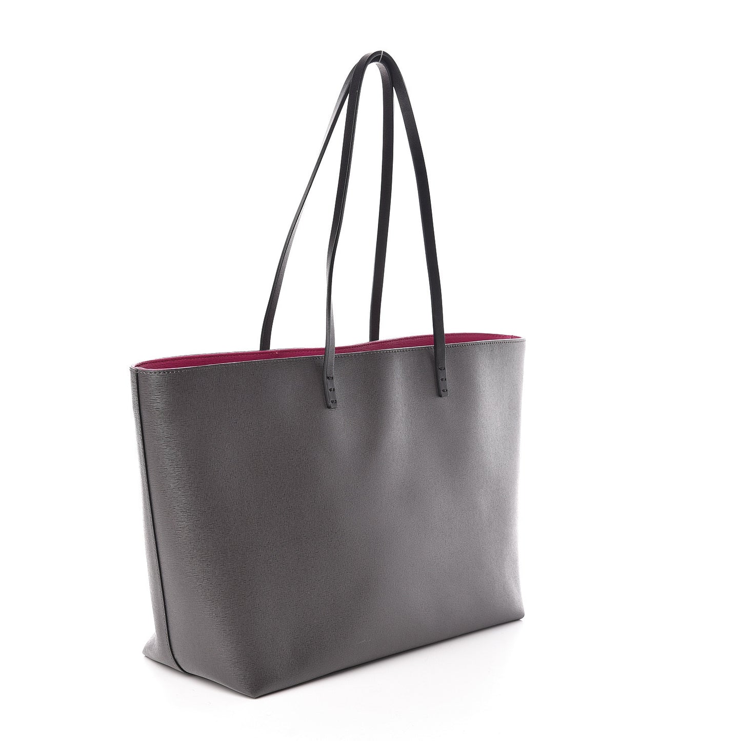 Vitello Elite Cuoio Monster Buggies Medium Roll Tote Carbone Black Multicolor Magenta