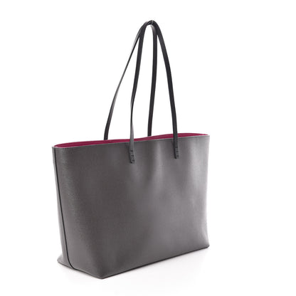 Fendi Vitello Elite Cuoio Monster Buggies Medium Roll Tote Carbone Black Multicolor Magenta 3 of 10