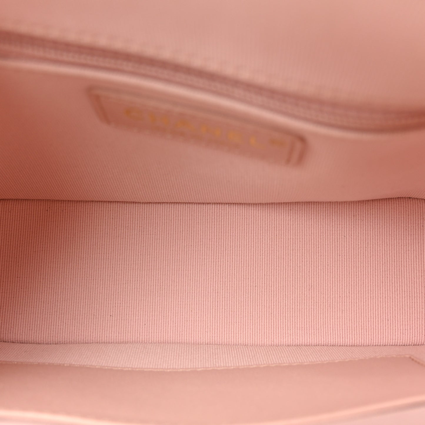 Cotton Wool Tweed Sequin Quilted Shiny Coco Clutch With Chain Light Pink Beige Ecru