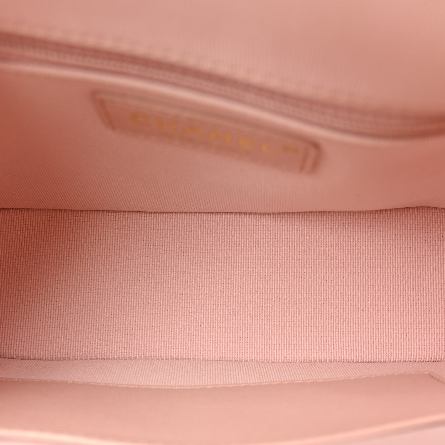 Chanel Cotton Wool Tweed Sequin Quilted Shiny Coco Clutch With Chain Light Pink Beige Ecru 5 of 10