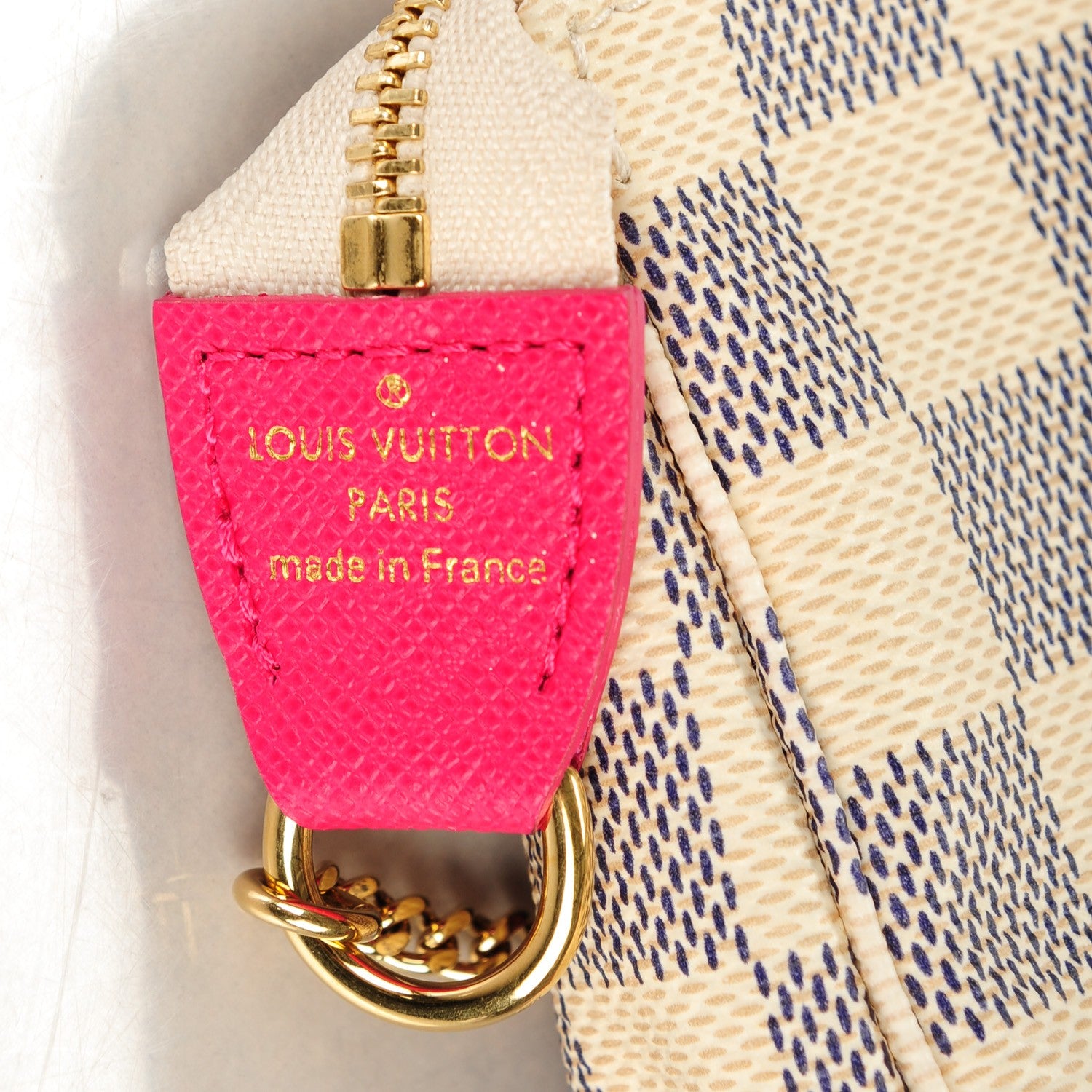 Louis Vuitton Damier Azur 2015 Christmas Animation Mini Pochette Accessories 6 of 7