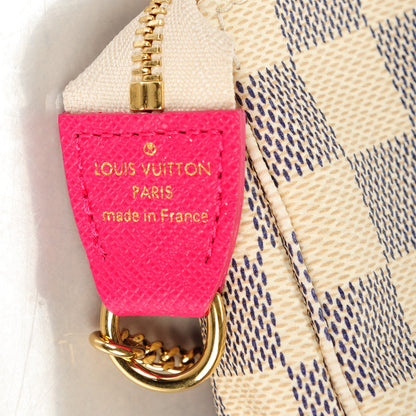 Louis Vuitton Damier Azur 2015 Christmas Animation Mini Pochette Accessories 6 of 7