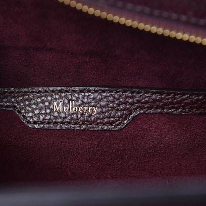 Mulberry Grain Vegetable Tanned Calfskin Small Zipped Bayswater Oxblood 6 of 14