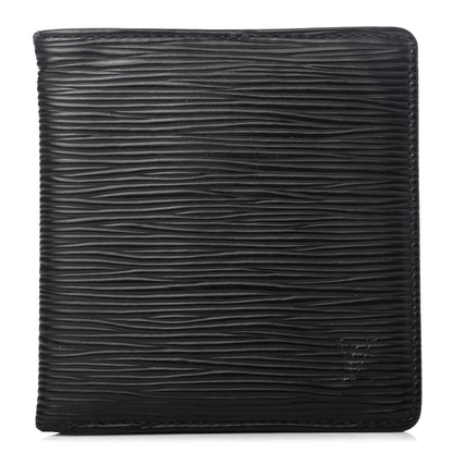 Louis Vuitton Epi 6 Card Billfold Wallet Black 1 of 4