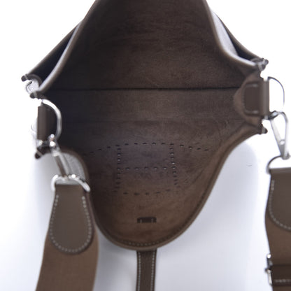 Hermes Taurillon Clemence Evelyne III PM Etoupe 5 of 8