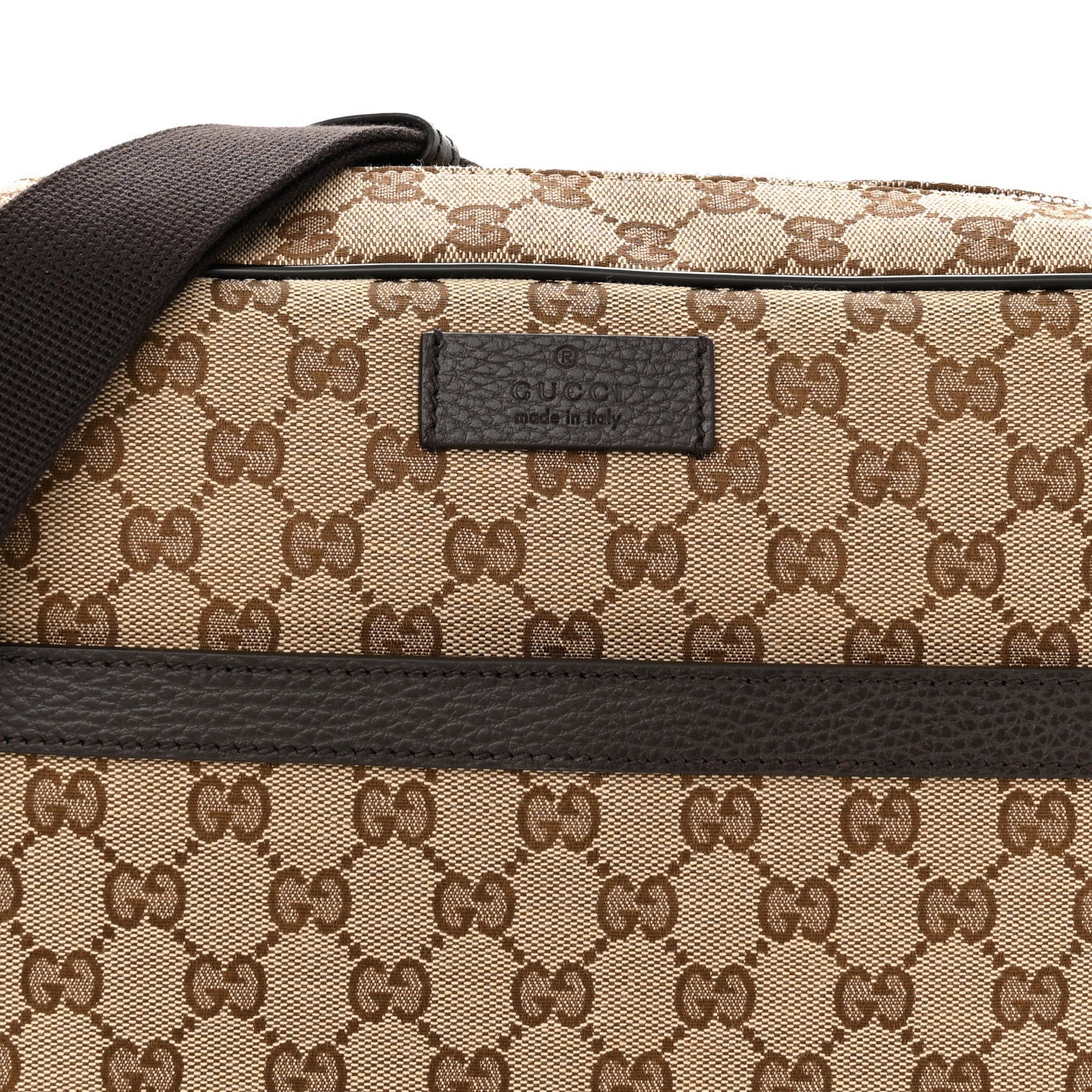Gucci Monogram Messenger Bag Dark Brown 7 of 9