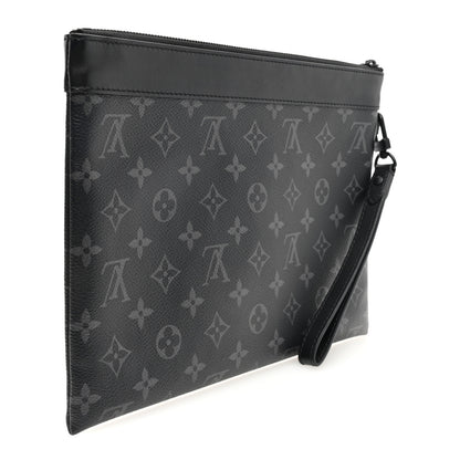 Louis Vuitton Monogram Eclipse Pochette To-Go Black 3 of 6
