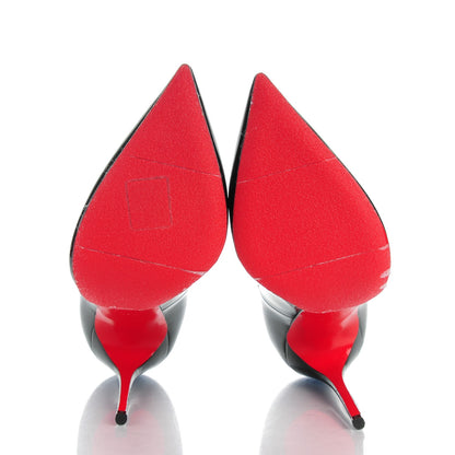 Christian Louboutin Patent Corafront 120 Pumps 37.5 Black 5 of 8