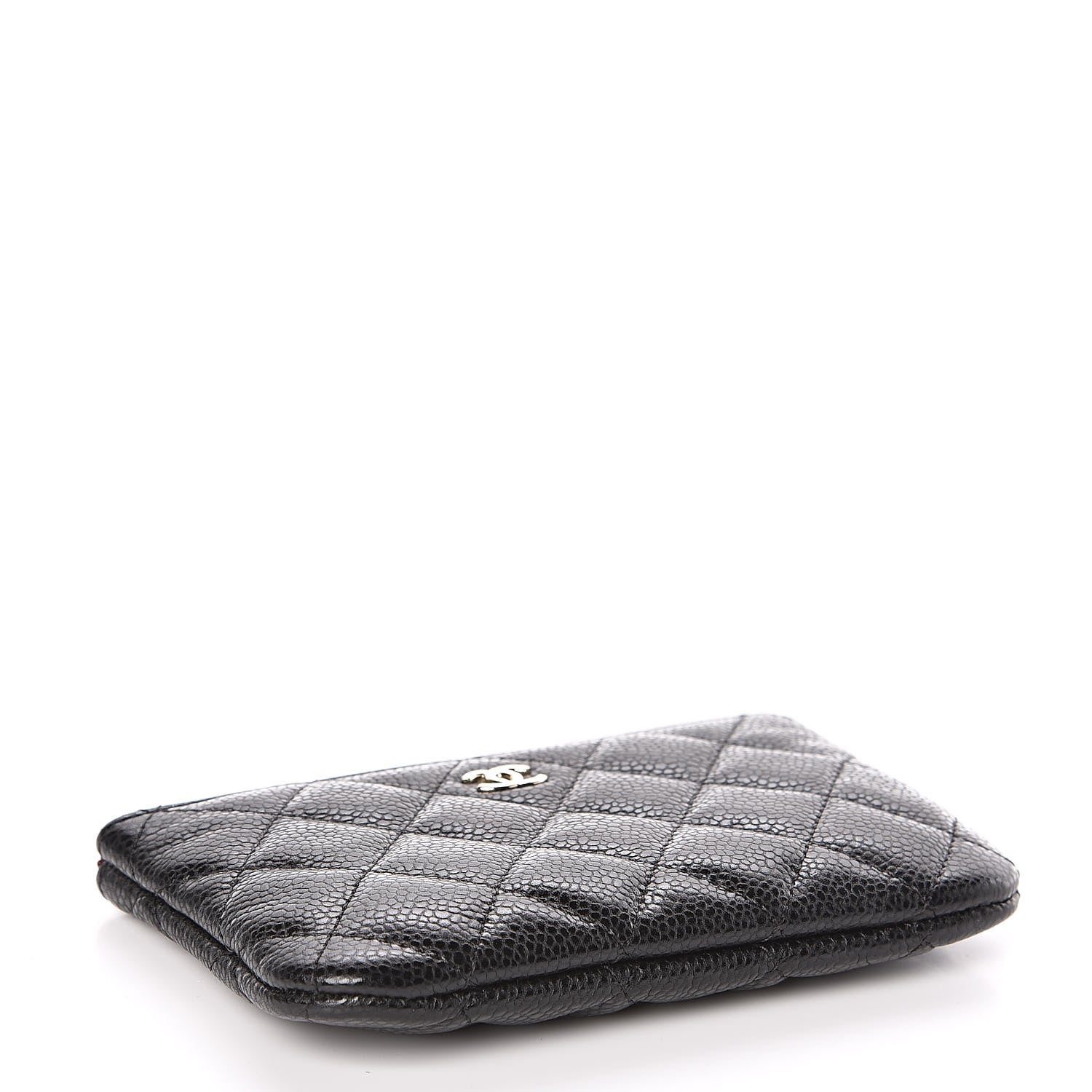 Chanel Caviar Quilted Small Cosmetic Case Black 4 of 7