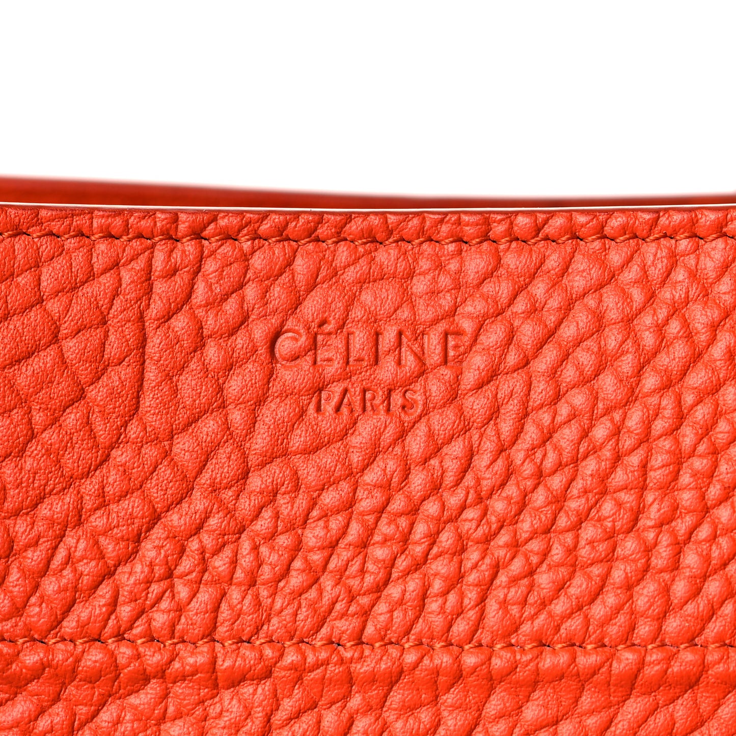 Bullhide Calfskin Medium Phantom Luggage Burnt Orange