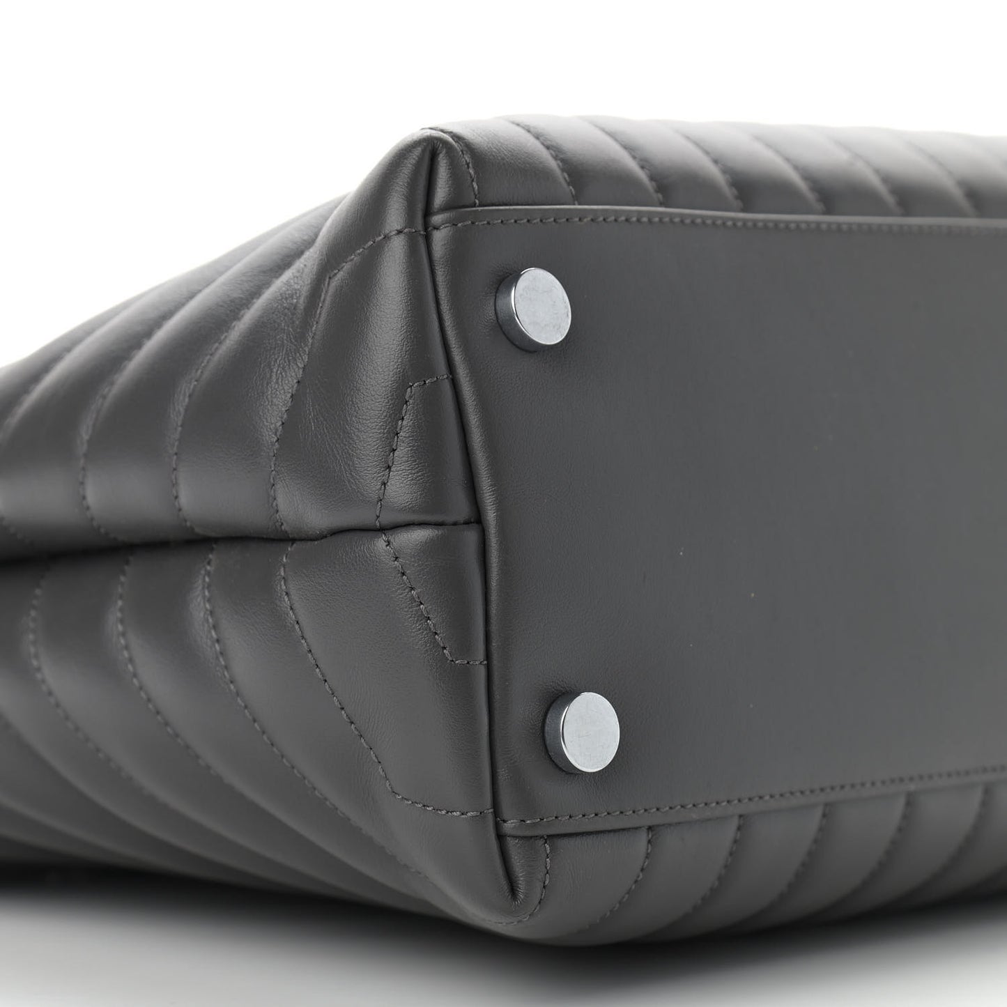 Calfskin Y Quilted Monogram Large Loulou Shopper Storm