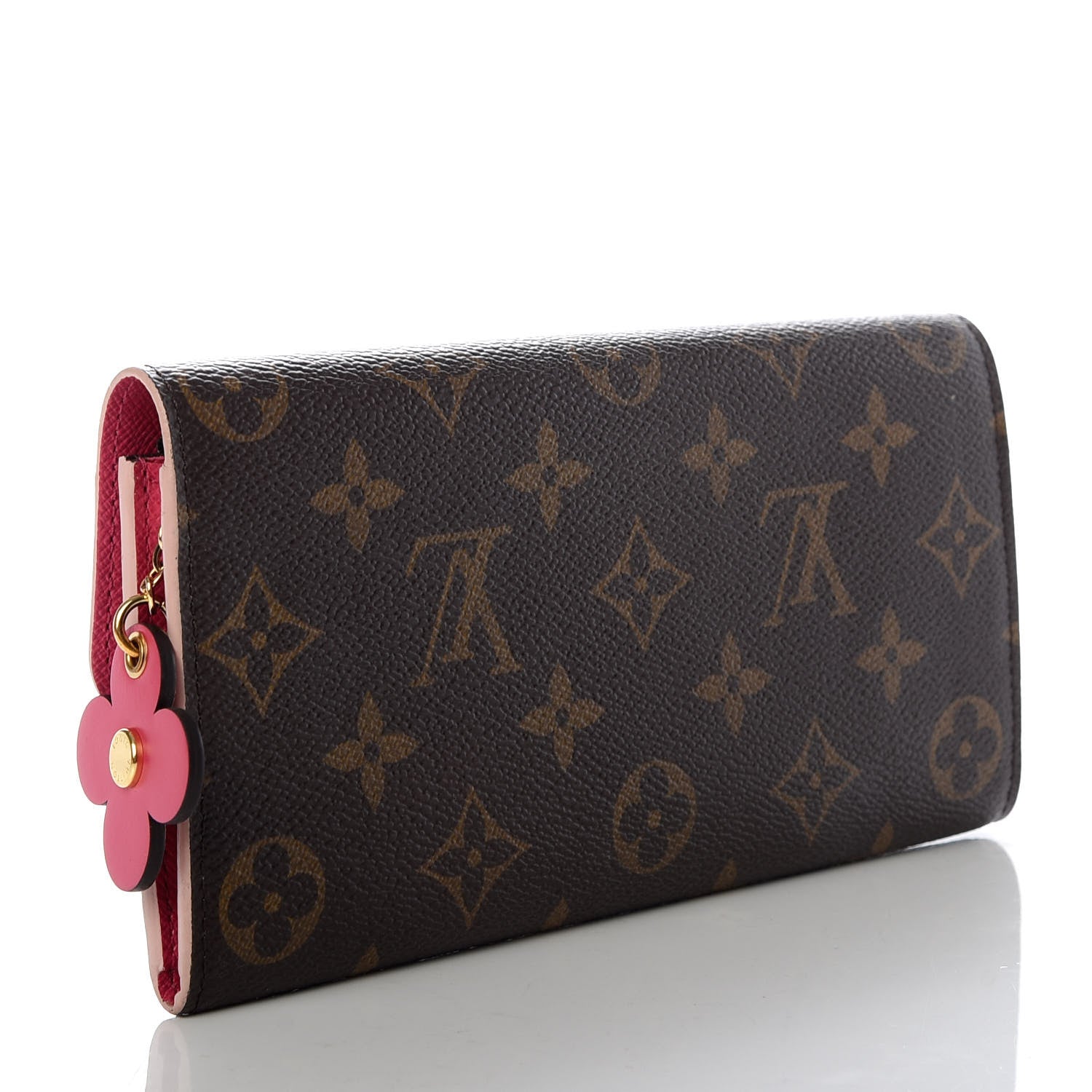 Louis Vuitton Monogram Bloom Flower Emilie Wallet 3 of 8