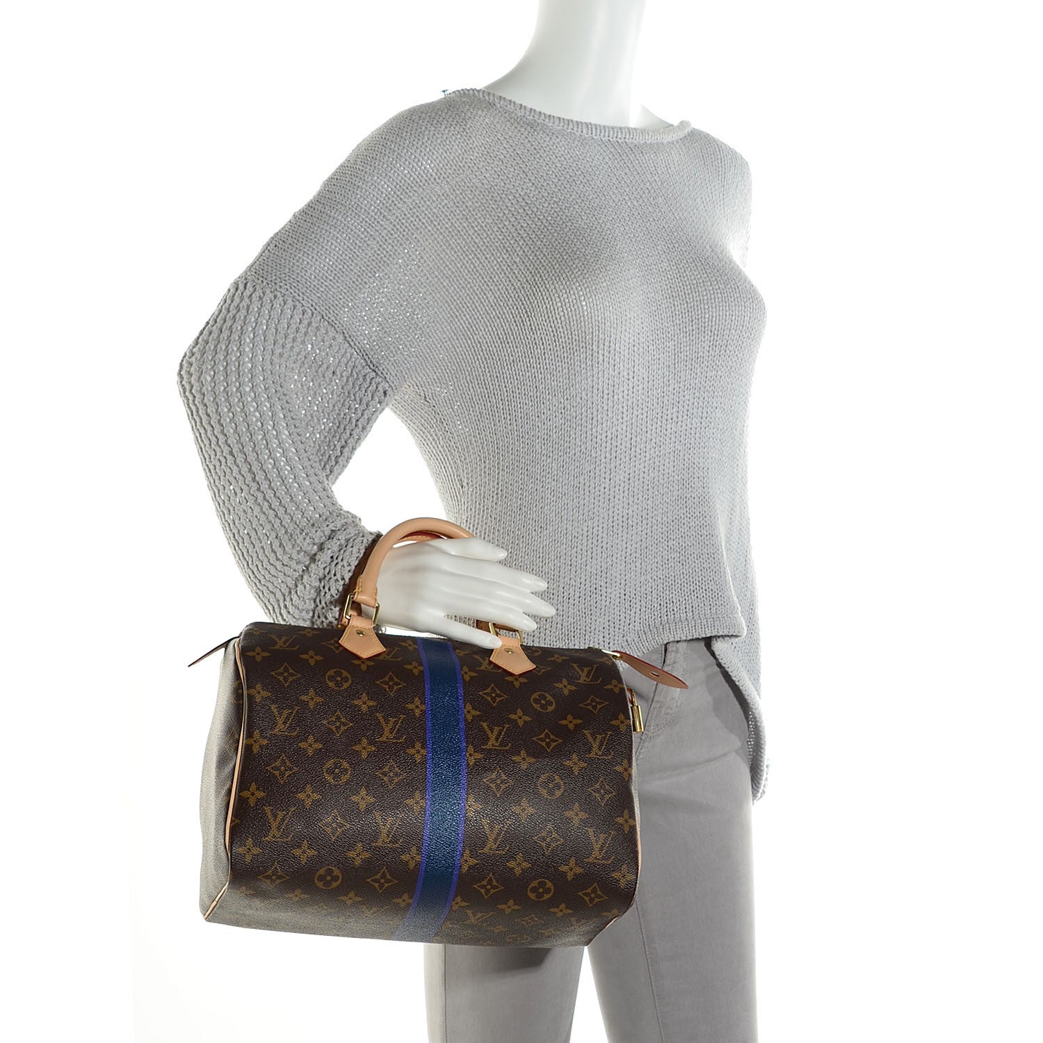 Louis Vuitton Monogram My LV Heritage Speedy 30 Violet Blue Marine 2 of 7