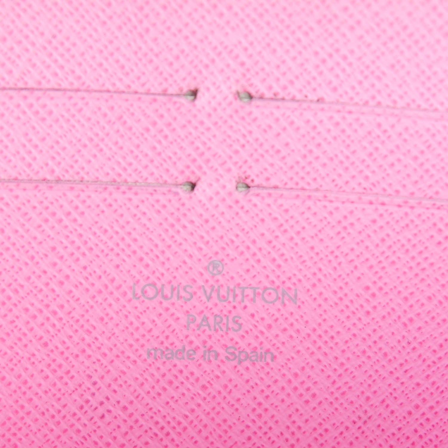 Louis Vuitton Monogram Multicolor Zippy Wallet White Litchi 6 of 7