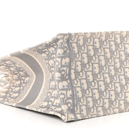 Christian Dior Oblique Medium Book Tote Grey 9 of 11