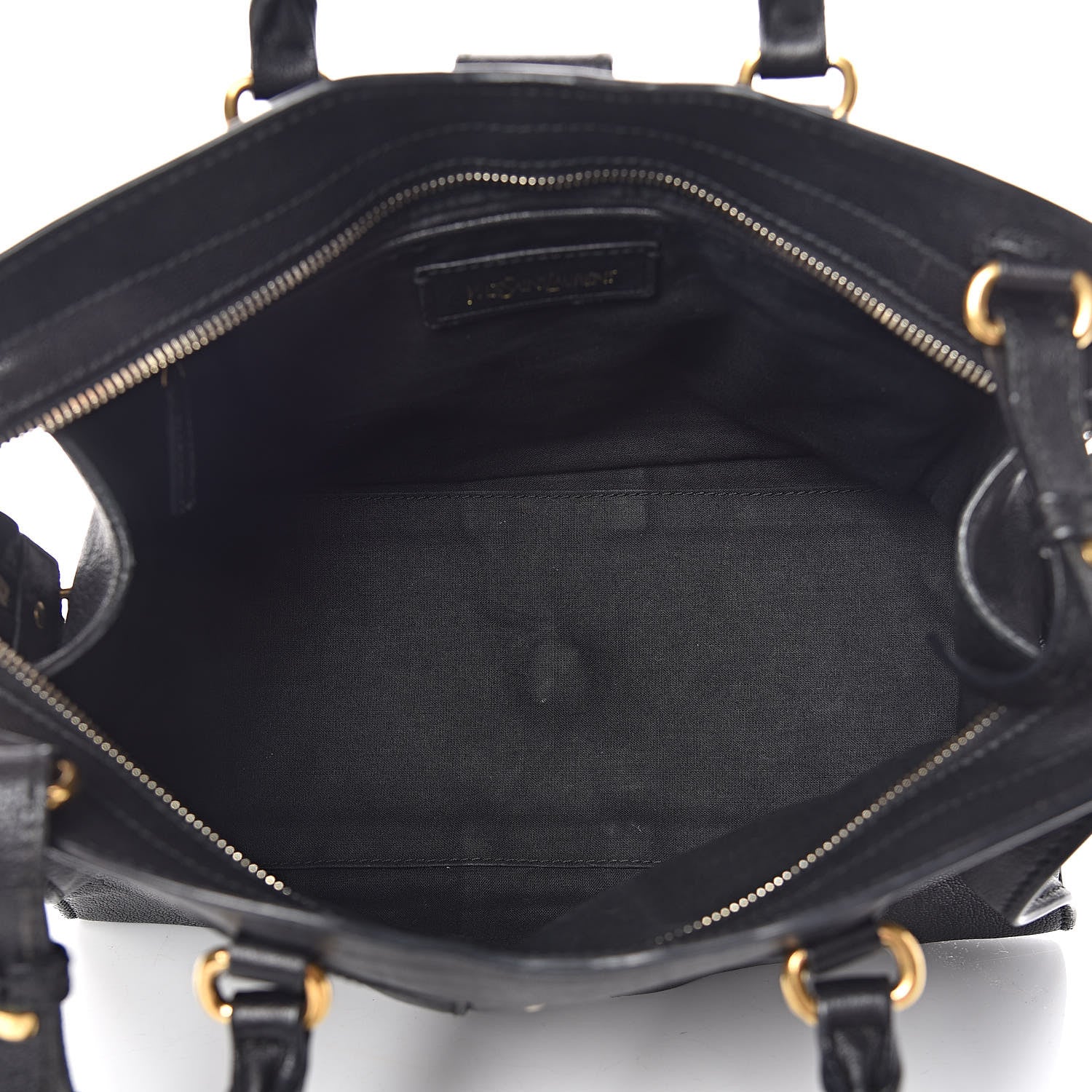 Saint Laurent Sheepskin Small Cabas ChYc Black 6 of 17