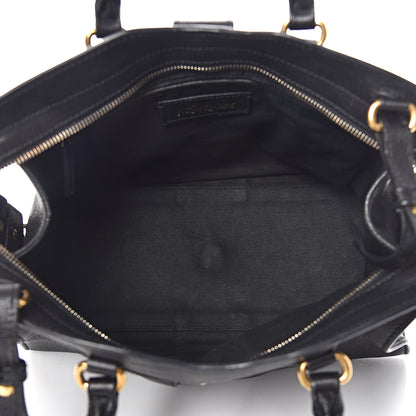 Saint Laurent Sheepskin Small Cabas ChYc Black 6 of 17