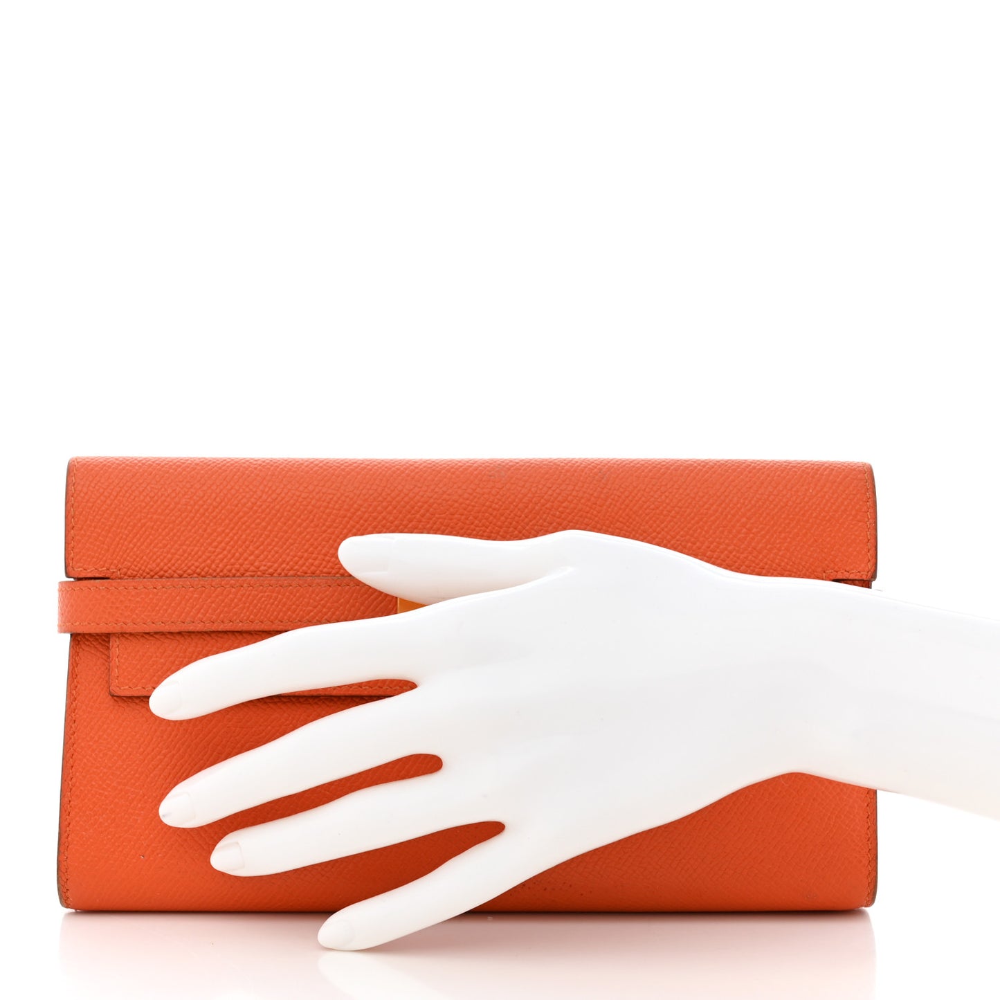 Epsom Kelly Longue Wallet Orange