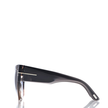 Tom Ford Acetate Anoushka Cat Eye Sunglasses TF371 Melange Grey Peach 3 of 7
