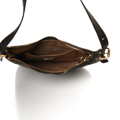 Fendi Zucca Small Hobo Tobacco Petrolio 5 of 14