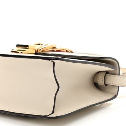 Gucci Calfskin Mini Sylvie Top Handle Bag White 11 of 14