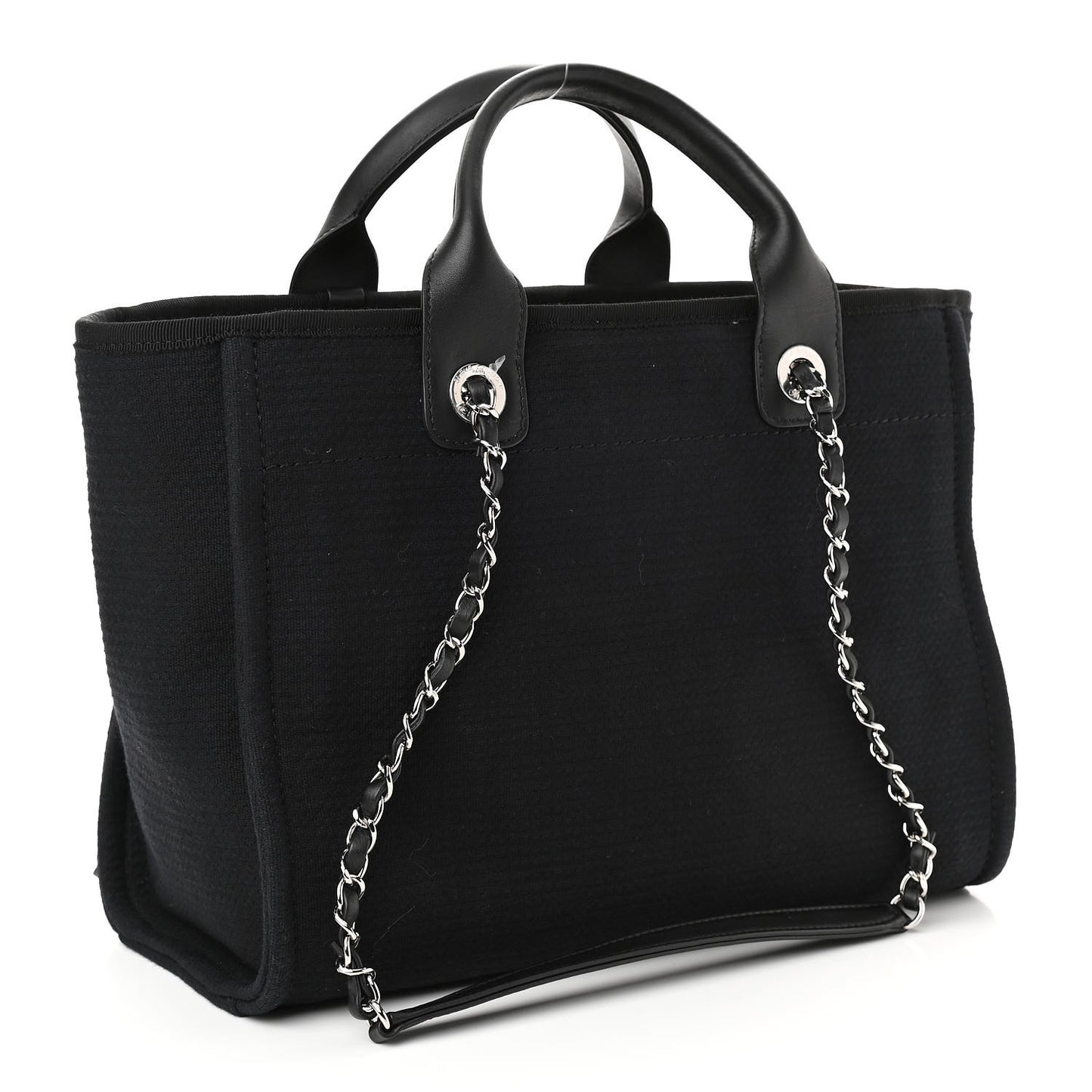 Mixed Fibers Medium Deauville Tote Black
