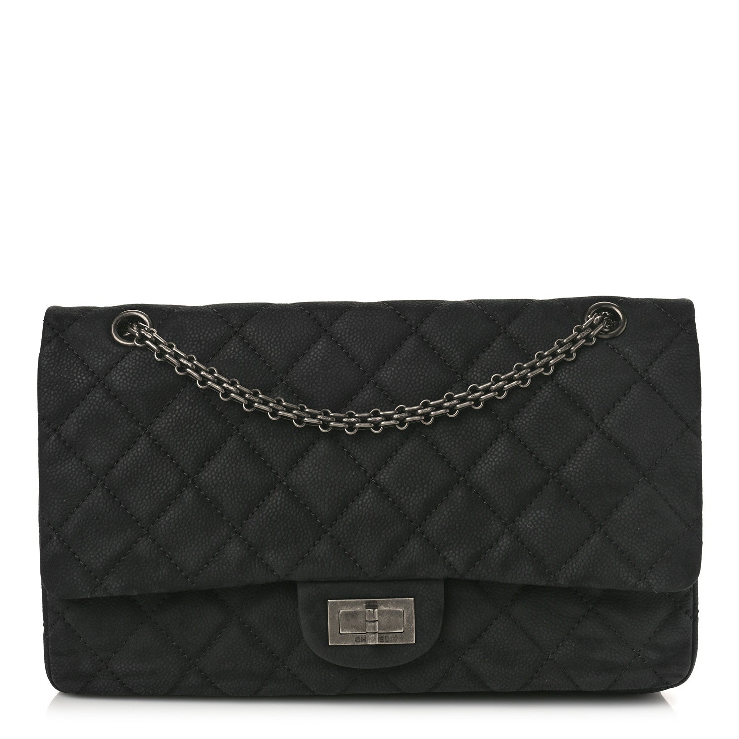 Chanel Iridescent Caviar Quilted 2.55 Reissue 227 Flap Black 1 of 11