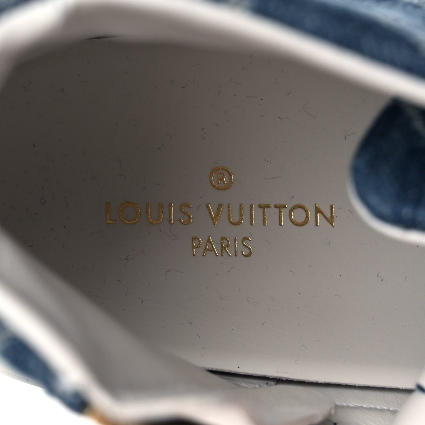 Denim Monogram Stellar Sneaker Boots 38 Bleu Jeans Blue