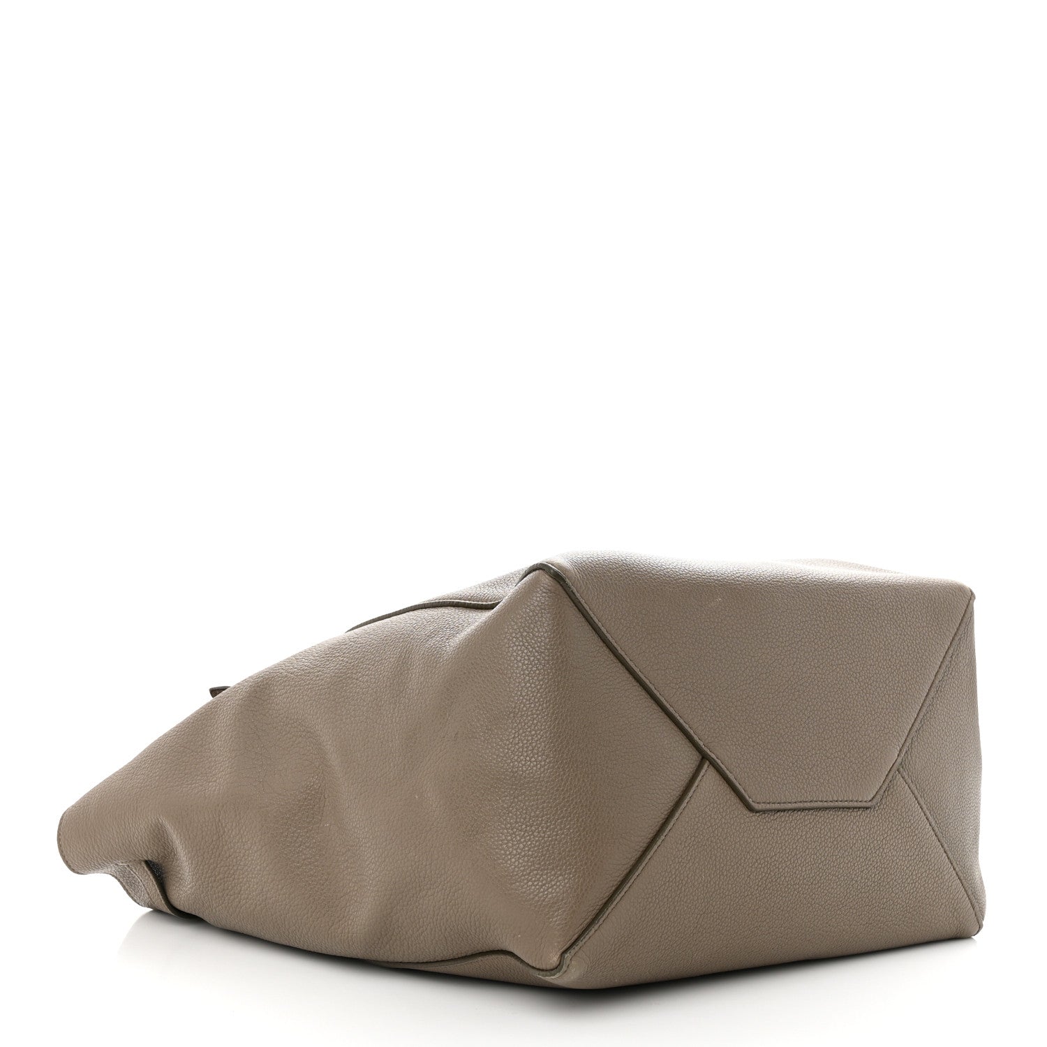 Celine Soft Grained Calfskin Medium Belt Cabas Phantom Taupe 4 of 14