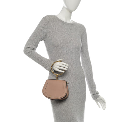 Chloe Calfskin Suede Small Nile Bracelet Bag Biscotti Beige 3 of 9
