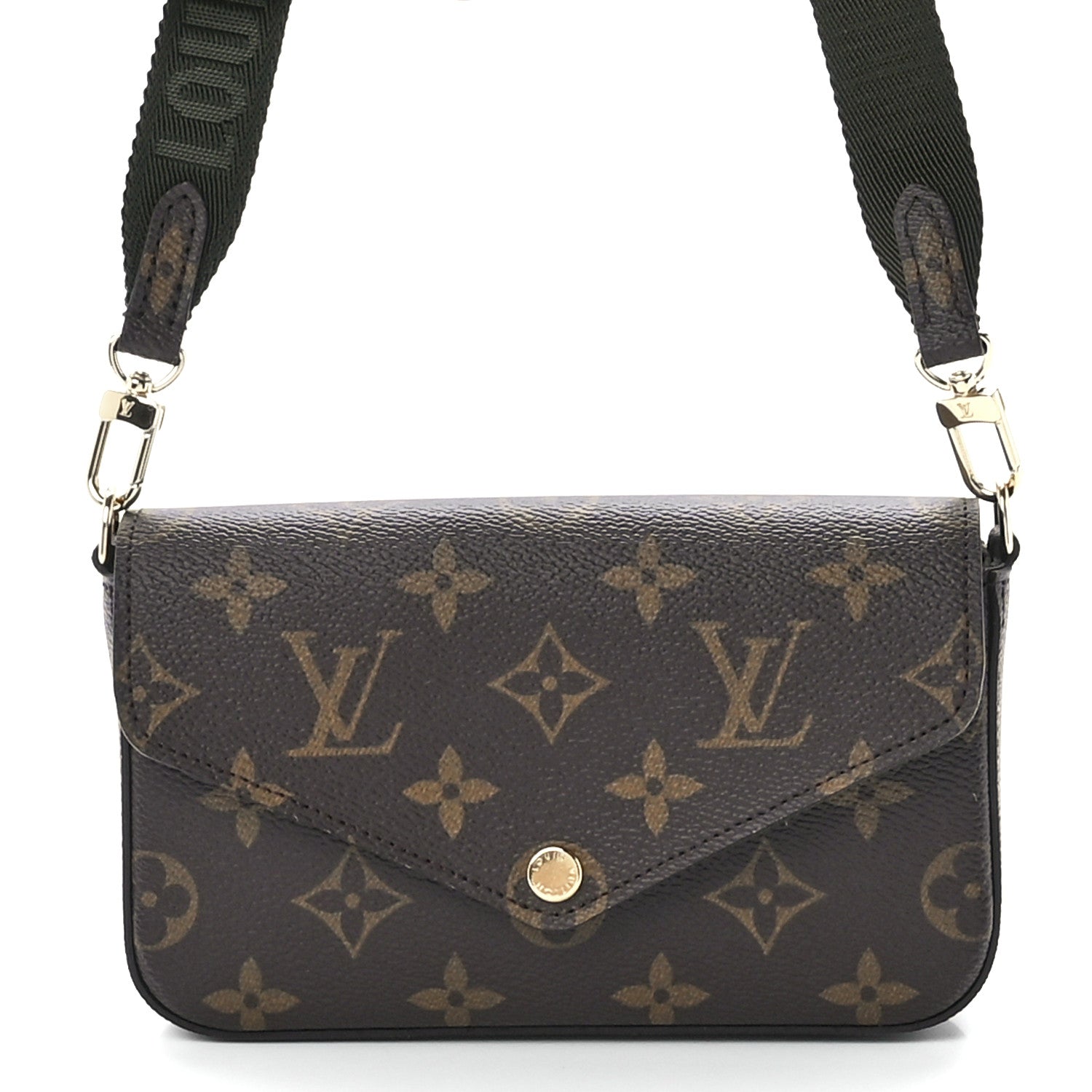 Louis Vuitton Monogram Felicie Strap & Go Kaki 7 of 11