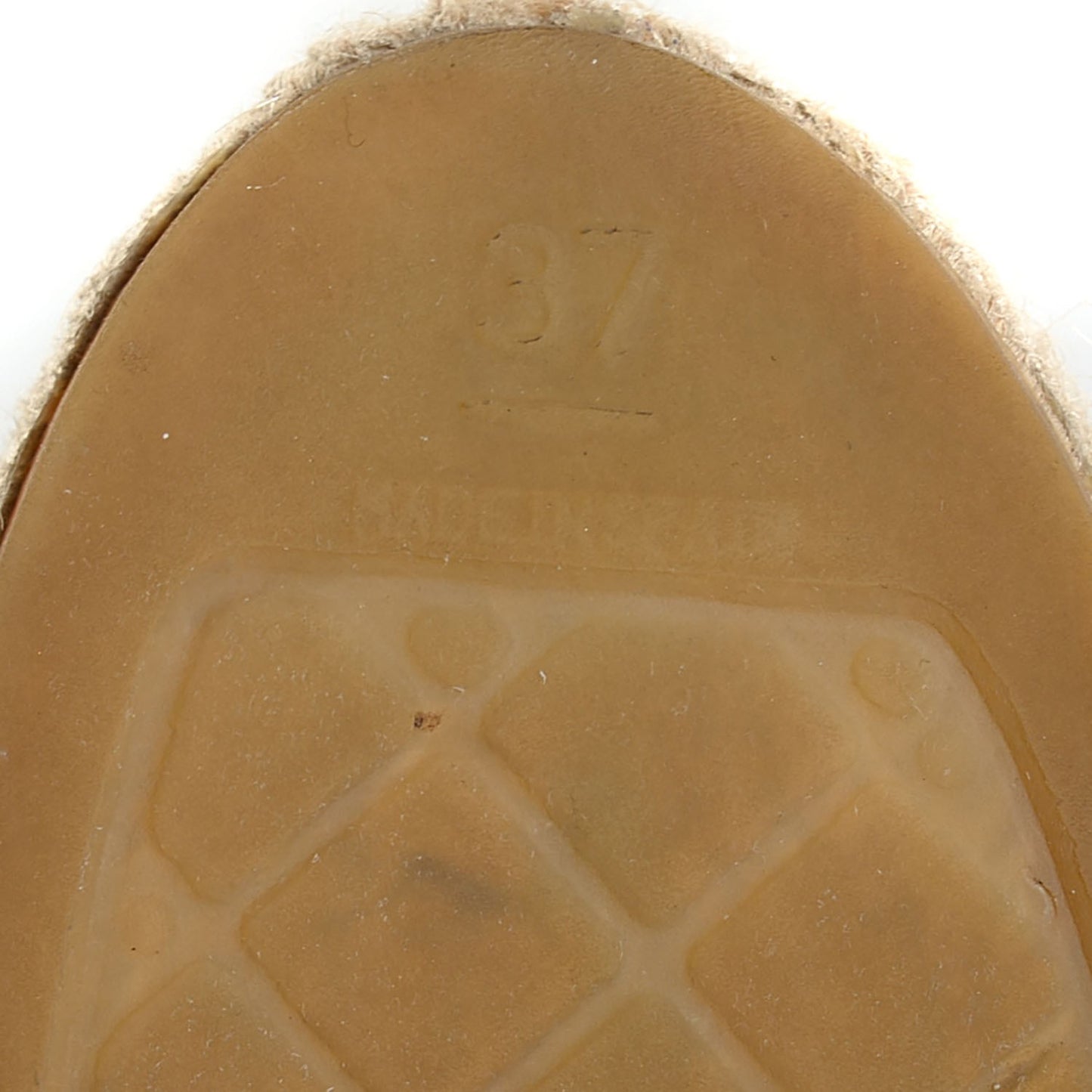 Lambskin CC Espadrilles 37 Black