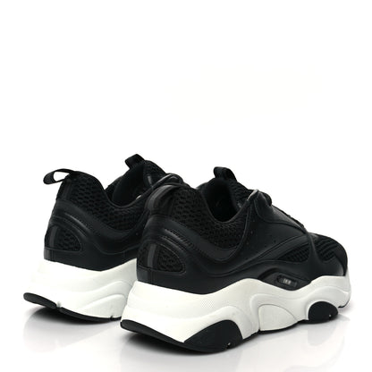 Christian Dior Technical Mesh Calfskin Mens B22 Sneakers 44 Black 4 of 8