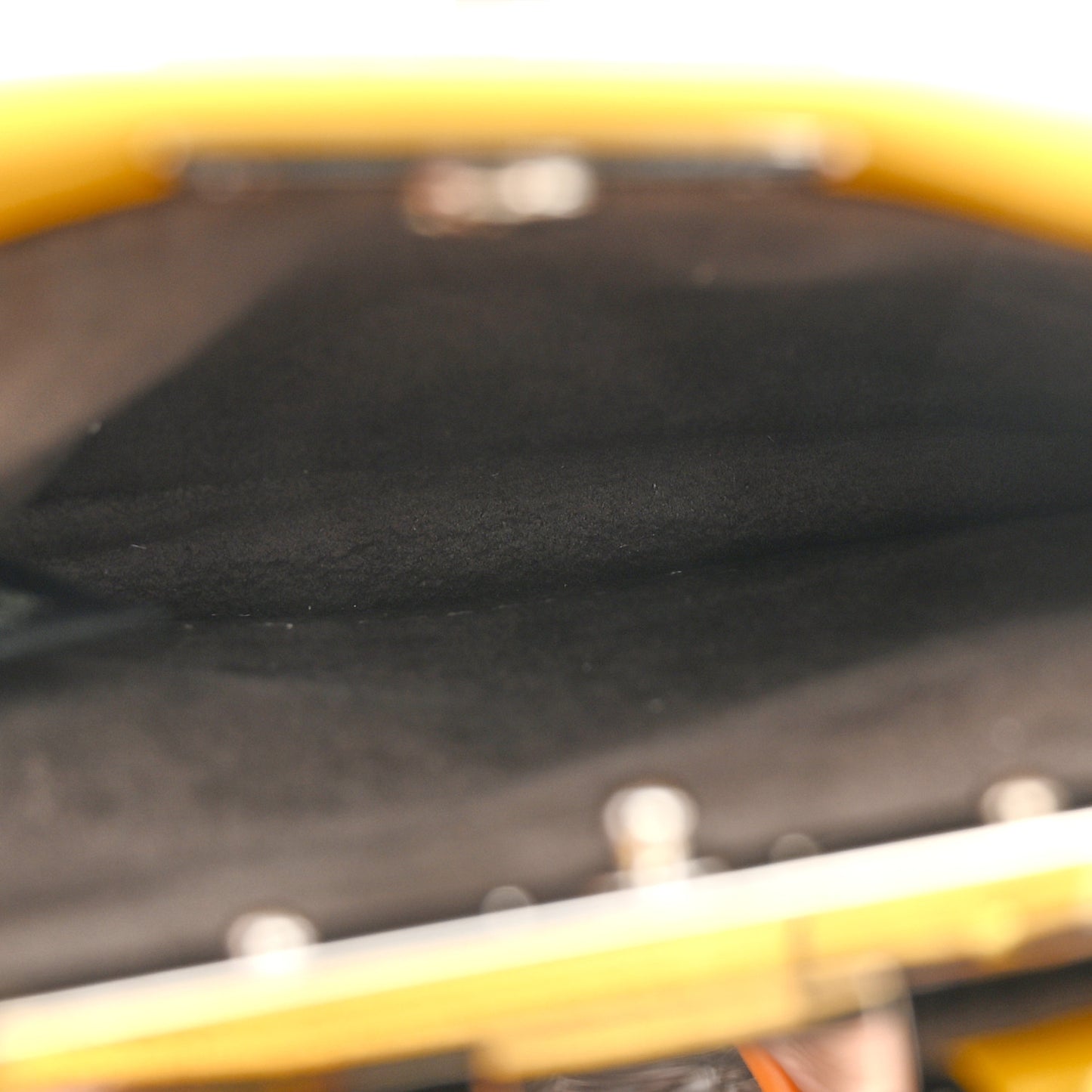Shiny Nappa Micro Peekaboo Iconic Satchel Sunflower