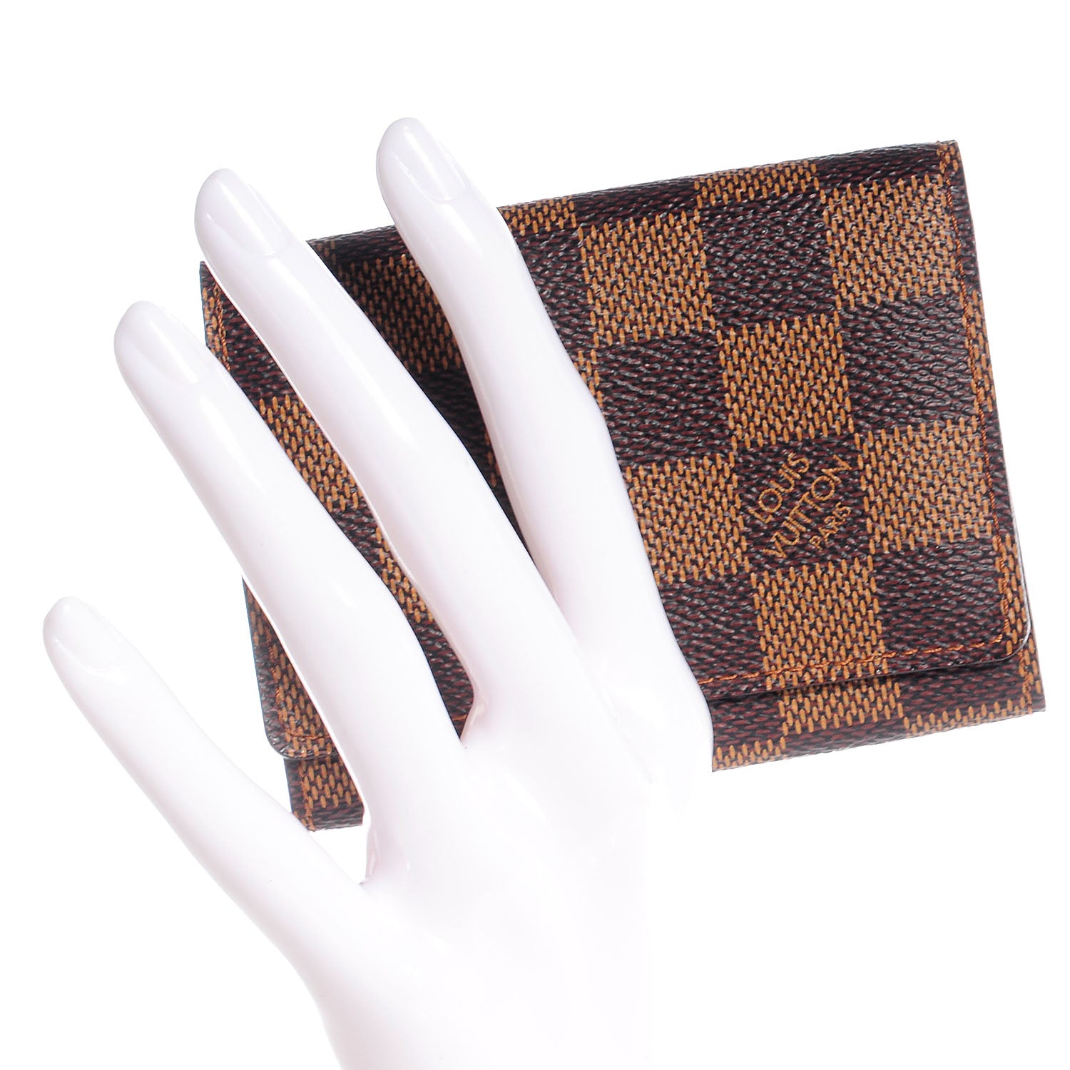 Louis Vuitton Damier Ebene Business Card Holder 2 of 7