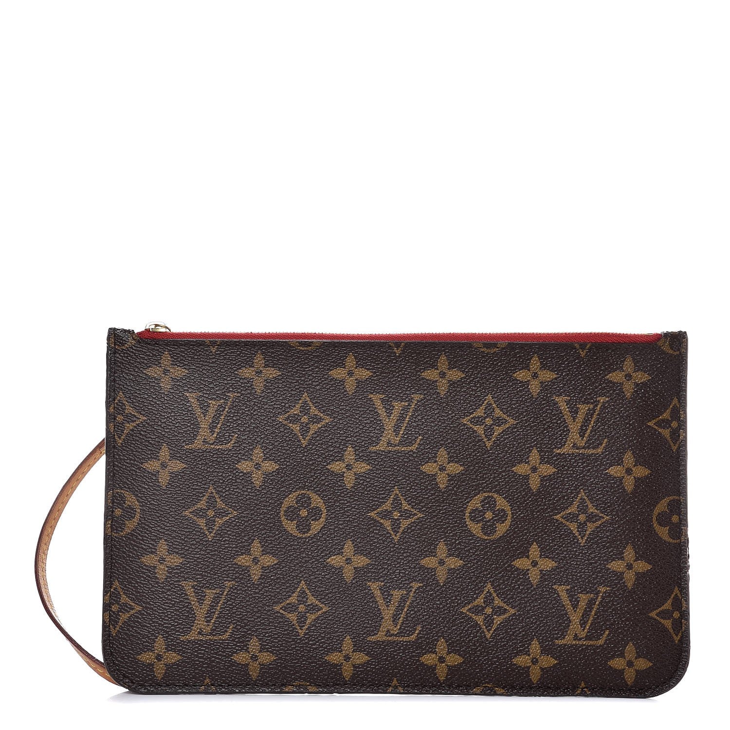 Louis Vuitton Monogram Neverfull MM GM Pochette Cherry 1 of 8
