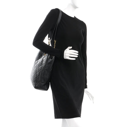 Chanel Lambskin Quilted Shoulder Bag Black 2 of 12