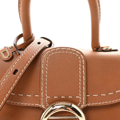 Delvaux Grained Rodeo Calfskin Surpique Mini Brillant Satchel Vegetal Ivory 8 of 10