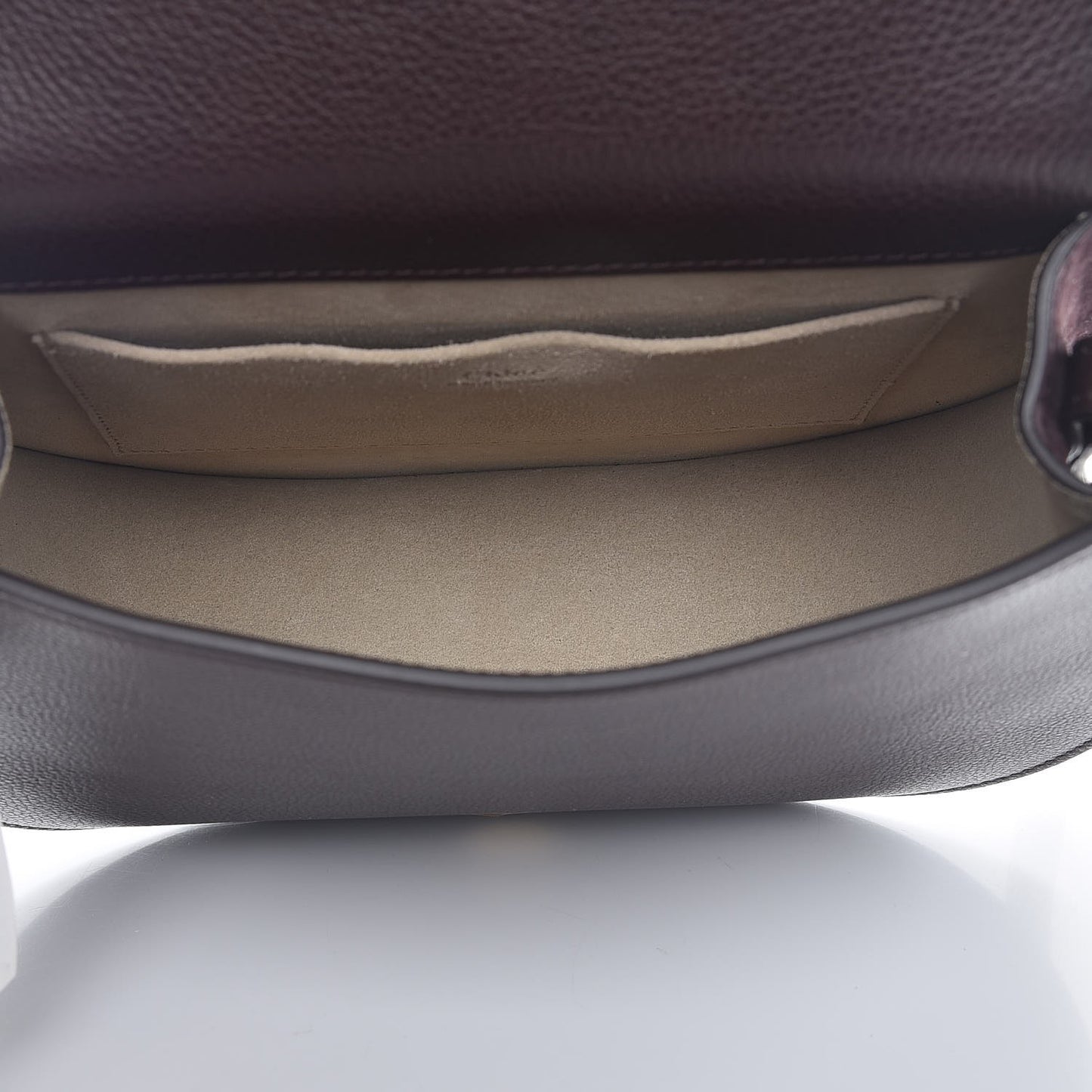 Calfskin Medium Nile Bracelet Bag Carbon Brown