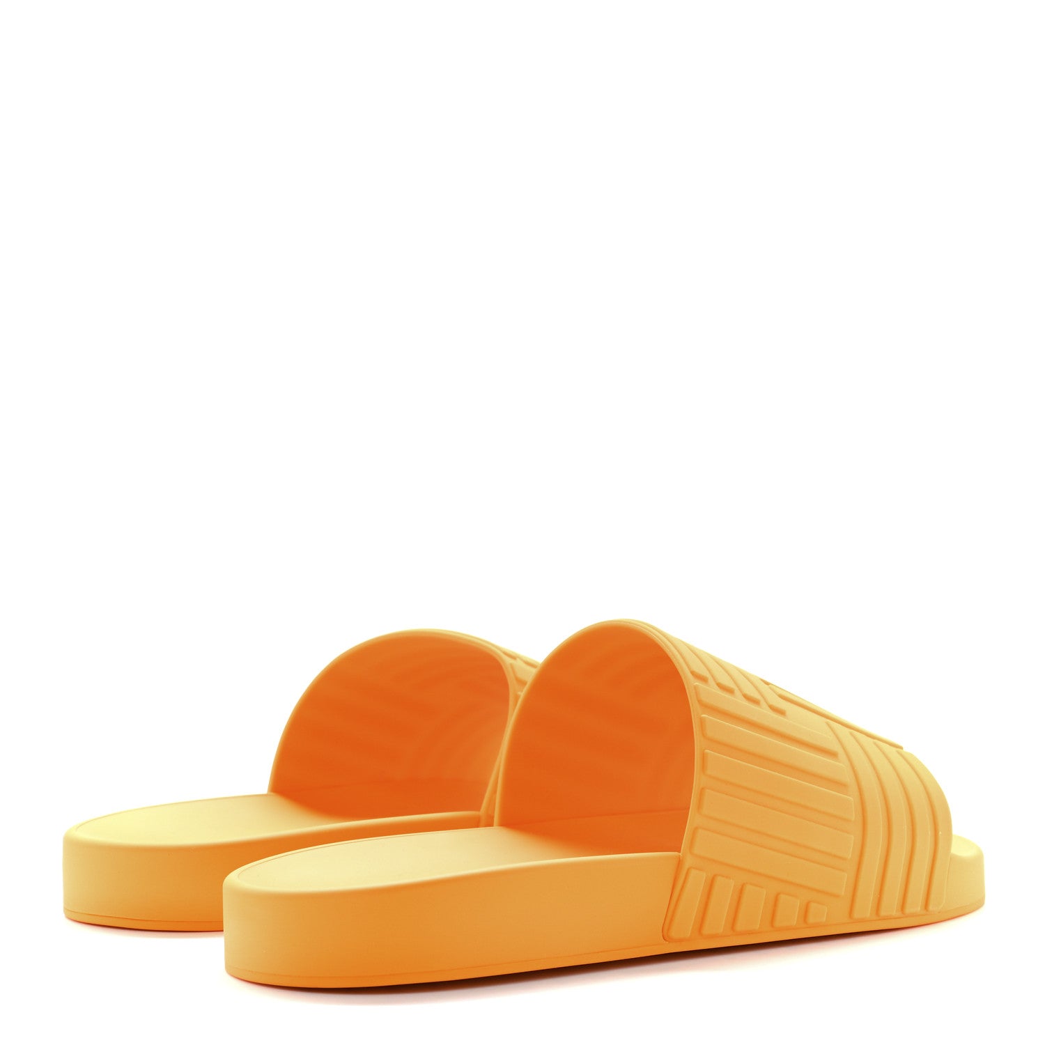 Bottega Veneta Rubber The Slider Sandals 45 Tangerine 4 of 8