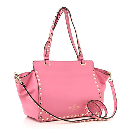 Valentino Garavani Vitello Small Rockstud Tote Ninphea 3 of 12