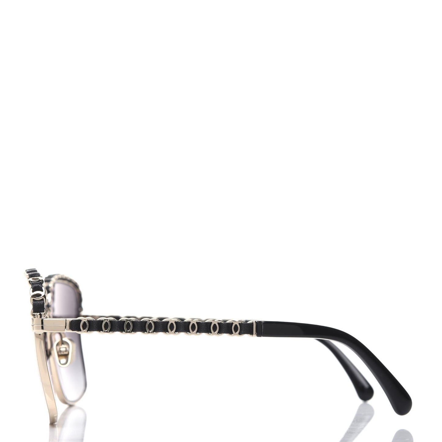 Metal Square Chain Sunglasses 71369 Grey