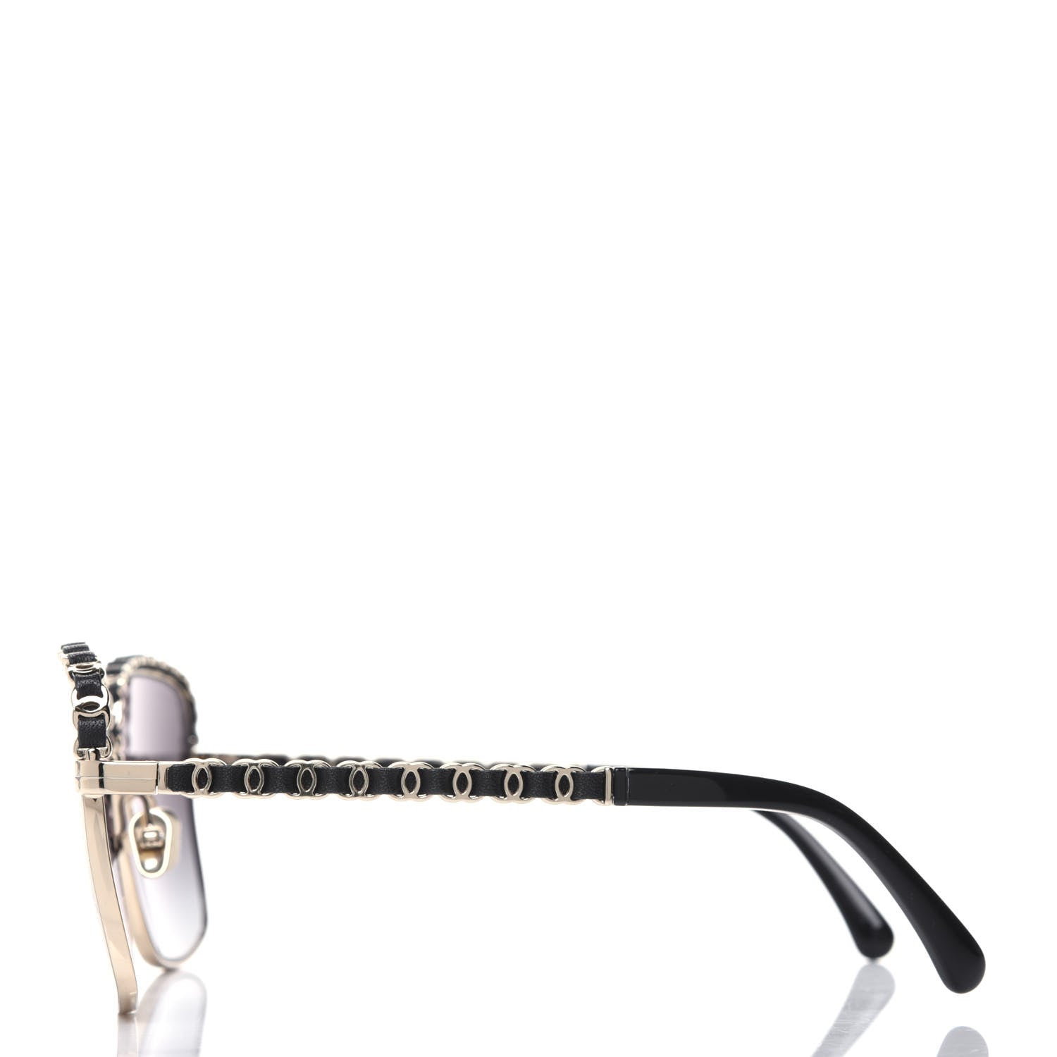 Chanel Metal Square Chain Sunglasses 71369 Grey 3 of 8