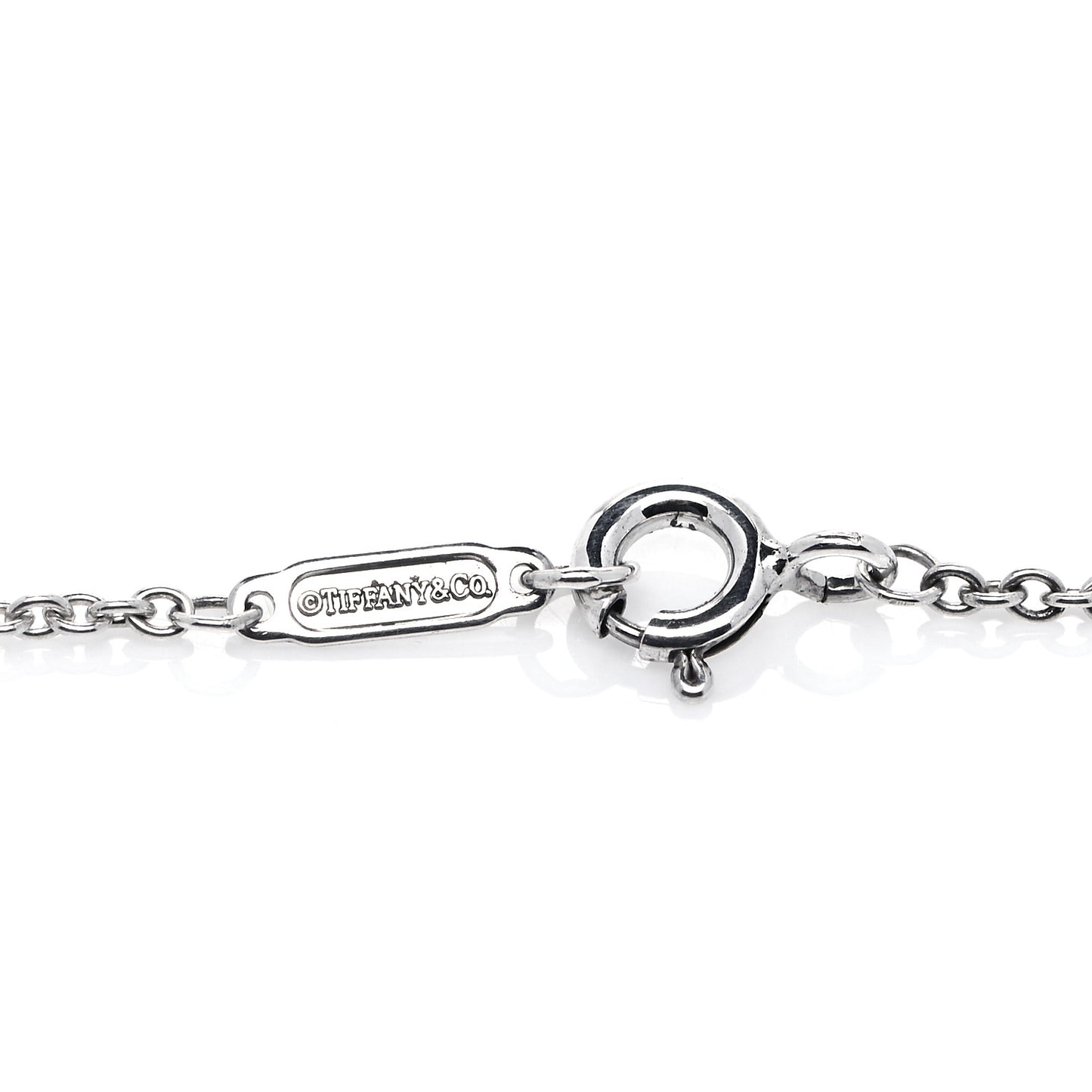 Sterling Silver 1837 Interlocking Circles Lariat Necklace