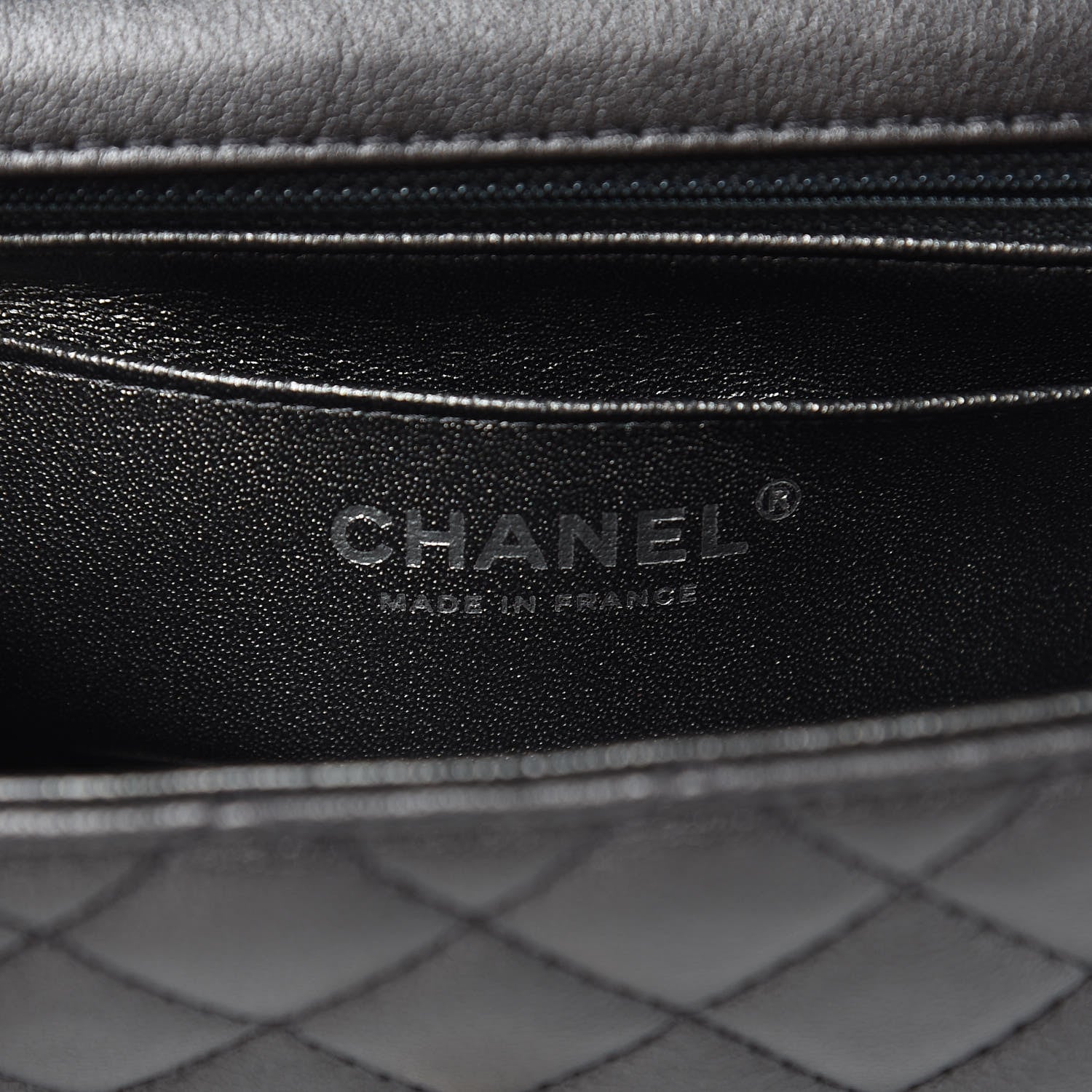 Chanel Sheepskin Quilted 2.55 Reissue Mini Flap Dark Grey 6 of 10