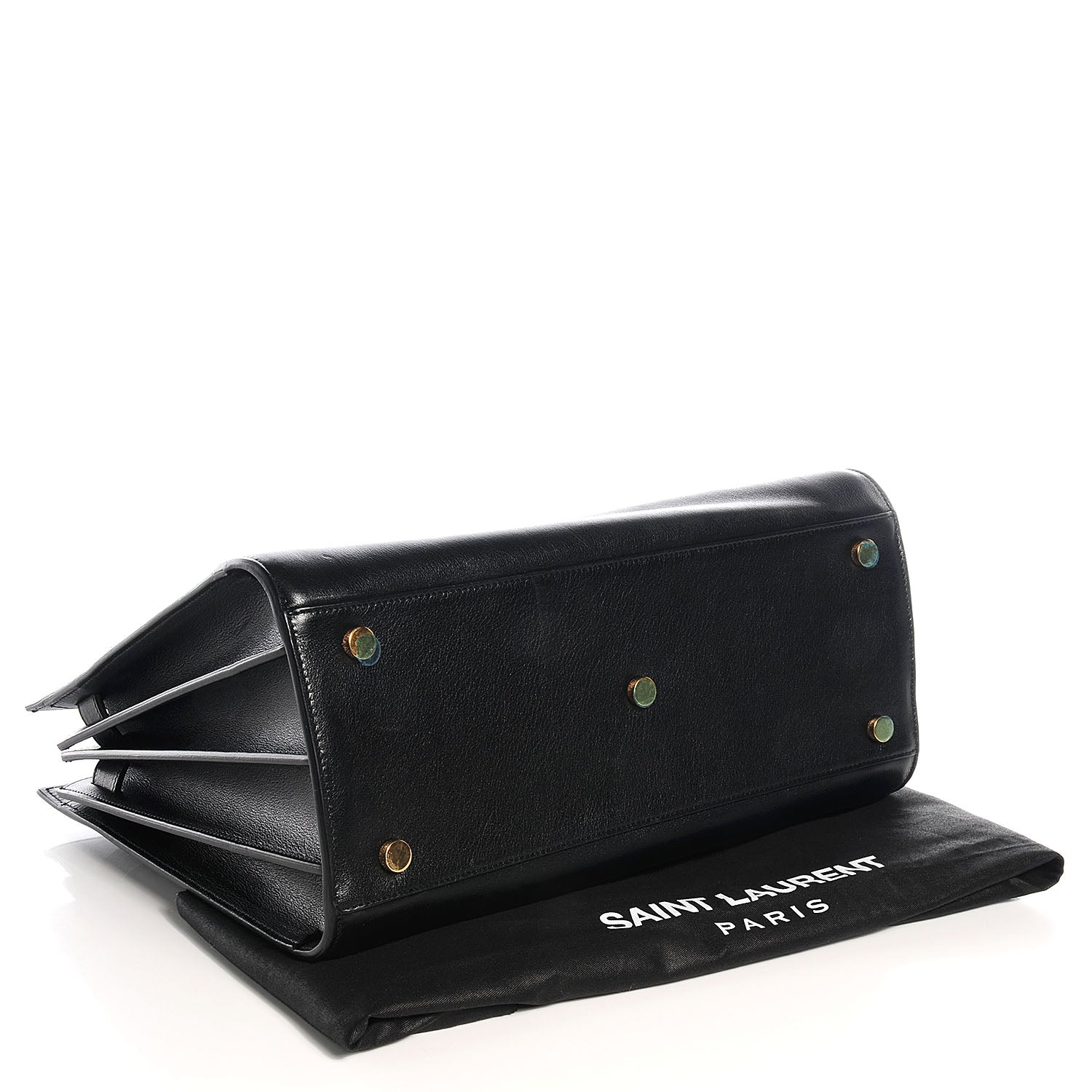 Saint Laurent Leather Small Sac De Jour Black 4 of 9