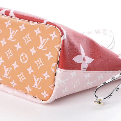 Louis Vuitton Monogram Giant Neverfull MM Rouge 6 of 8