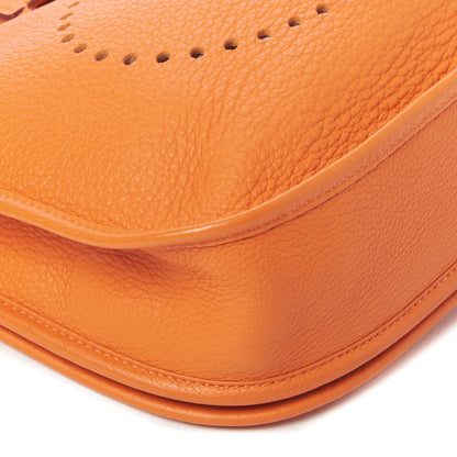 Hermes Taurillon Clemence Evelyne III PM Orange 6 of 8